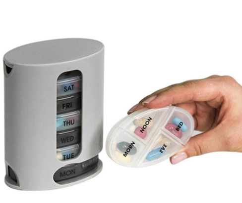 7 Days Pill Organizer Pro Storage Case Compact Organize Mini Pills Storage Box Convenient Medicine Storage Box Pill Pro