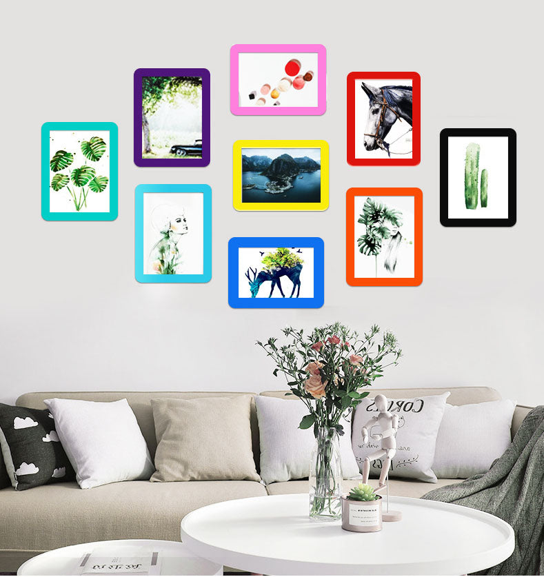 Magnetic PVC Photo Frame Certificate Display Frame Photo Wall A4 Photo Wall Magnetic Frame Plastic DIY Photo Frame