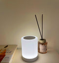 New Touch Desktop Color Ring Colorful Creative Wood Grain Charging Night Light Shooting Light Atmosphere