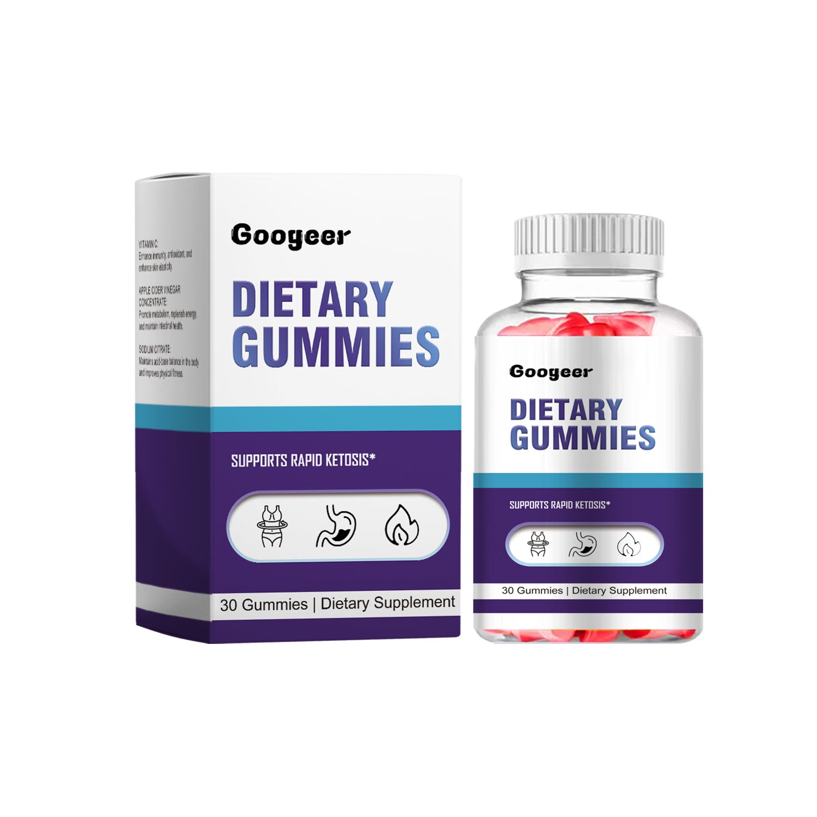Dietary Gummies, Vitamin Supplement To Improve Immunity Apple Cider Vinegar Fudge