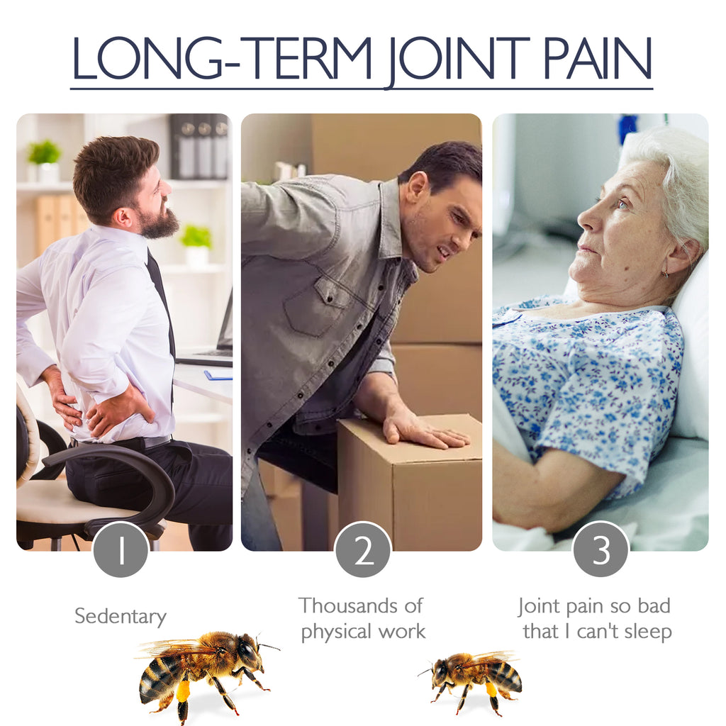 Ximonth Bee Venom Joint Ointment, Relieves Hands Feet Bones Knees Lumbar Spine Sedentary Joint Pain Body Care Ointment