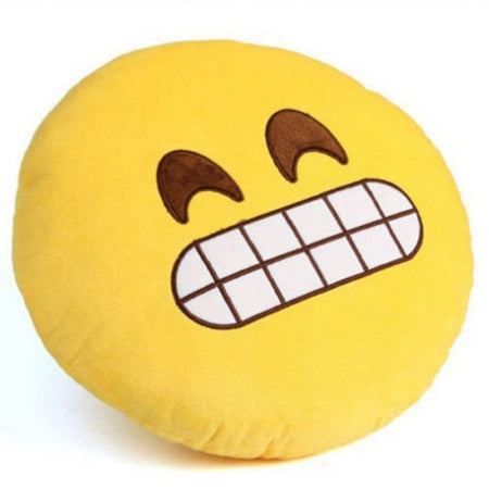 30cm Face Emoji Pillow Round Cushion For Sofa Car Seat Home Decorative Cushions