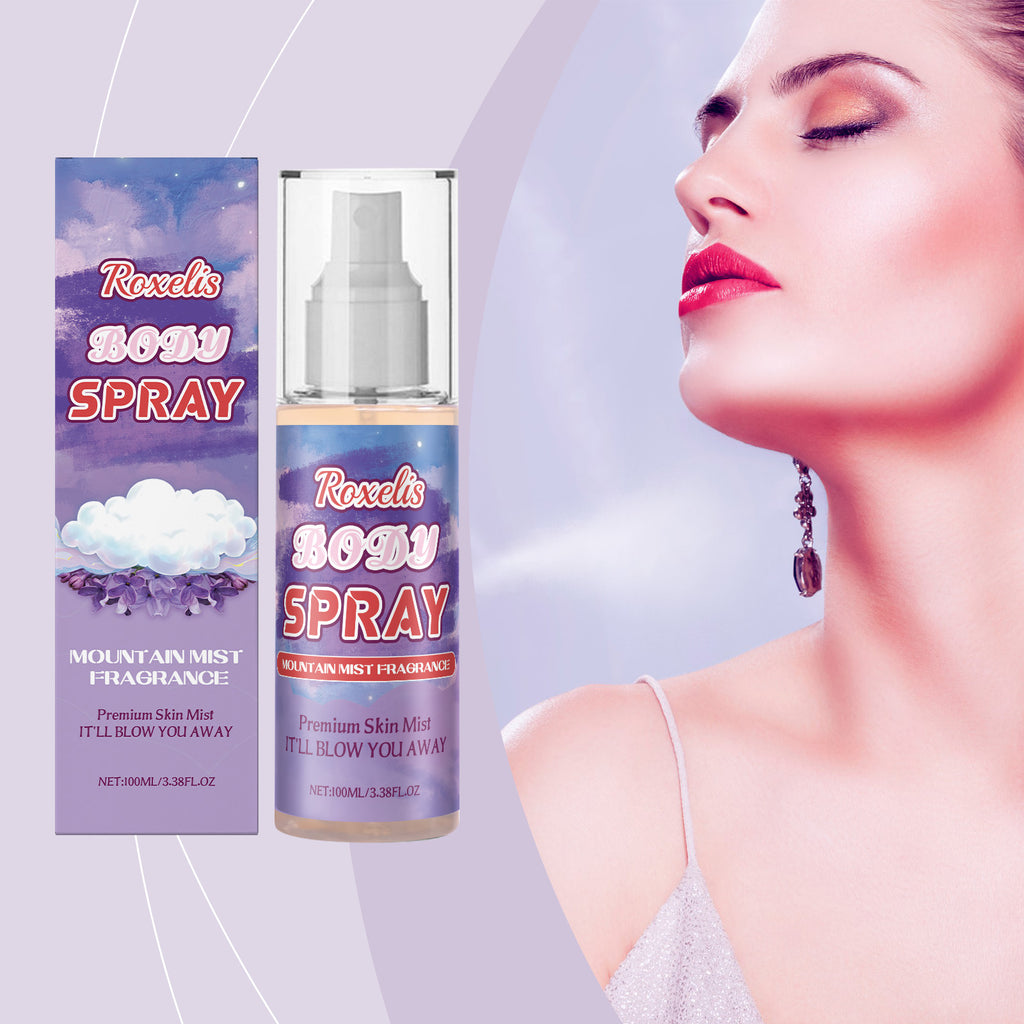 Roxelis Mountain Mist Atmosphere Perfume Spray Niche Fresh Fragrance Tone Soft And Elegant Long-Lasting Fragrance Body Fragrance Spray