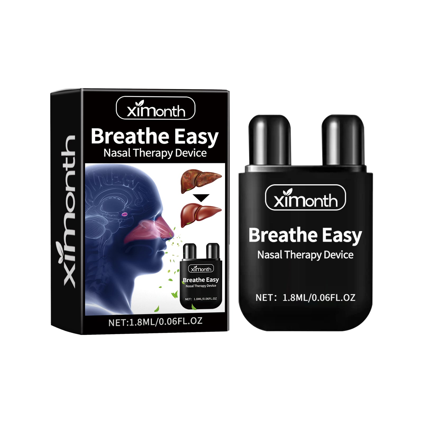 Breathe Easy Nasal Therapy Device, Relieve Nasal Congestion And Nasal Irritation Clean Nasal Passages Body Health Care Inhalants