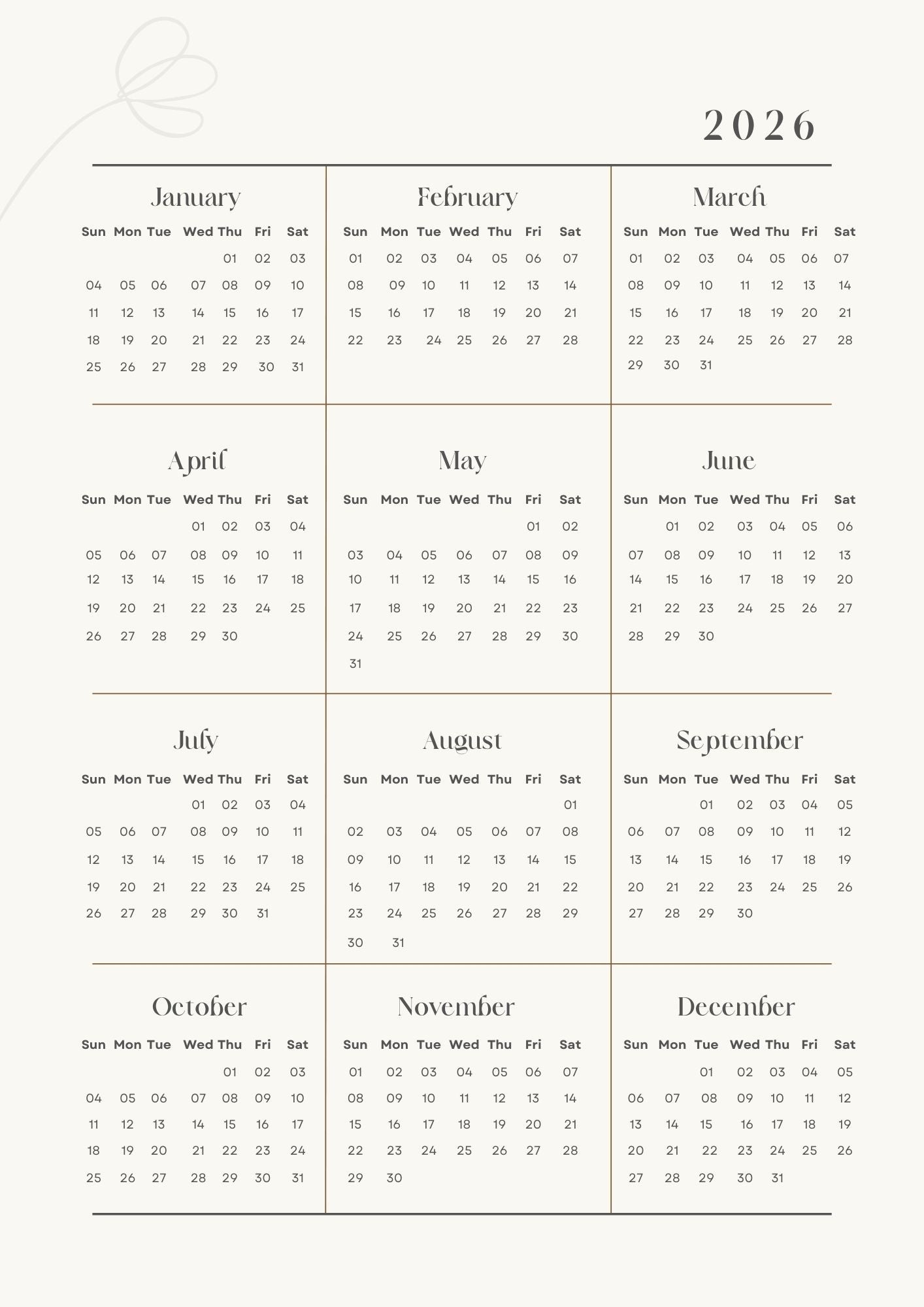 2026 Digital Visionary Planner - E-book Version (50 Pages)