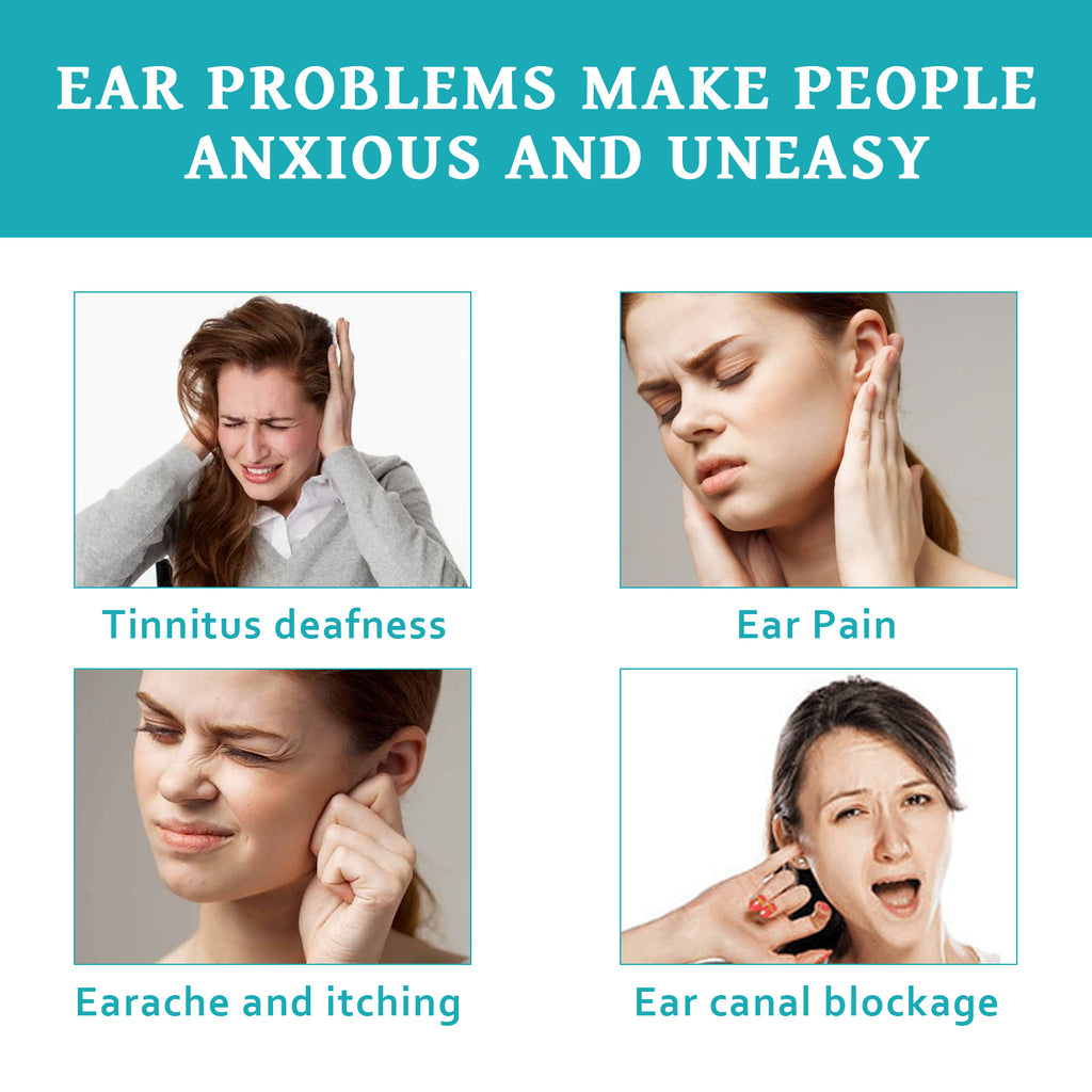 OUHOE Organic Ear Protection For Ear Discomfort Clean Earwax Body Comfort Ear Massage Daily Care Drops