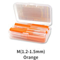 30Pcs/set I Shaped Interdental Brush Denta Floss Interdental Cleaners Orthodontic Dental Teeth Brush Toothpick Oral Care Tool