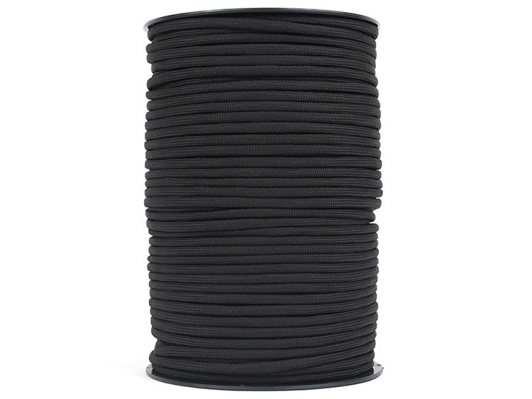 100M 550 Military Standard 9-Core Paracord Rope 4mm Outdoor Parachute Cord Camping Survival Umbrella Tent Lanyard Strap Bundle