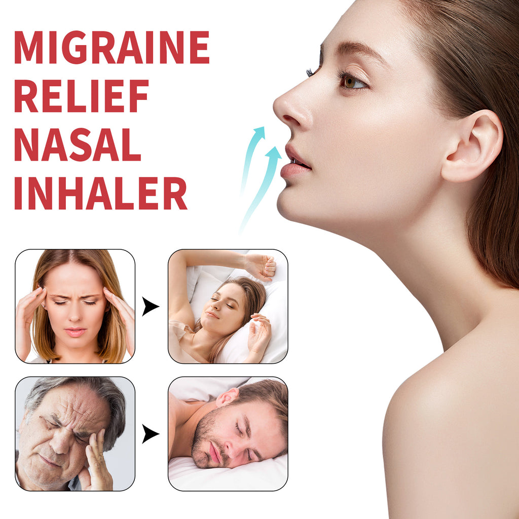 Migraine Relief Nasal Inhaler, Relieve Nasal Discomfort Nasal Cleaning Body Care Spray