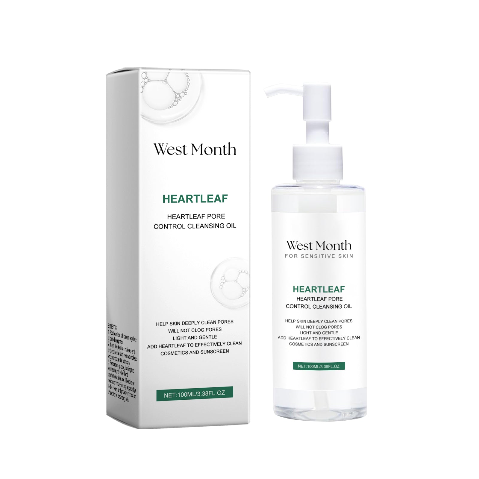 Pore Cleansing Oil Cleansing Face, Eyes And Lips Moisturizing Refreshing And Gentle Cleansing Cleansing