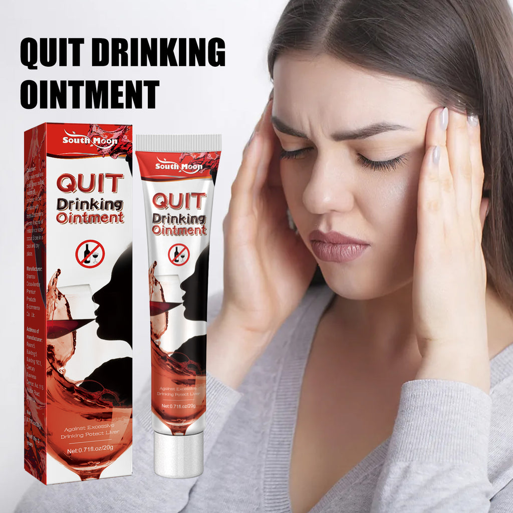 South Moon Quit Drinking Ointment, Relieve Hangover Nausea Fatigue Discomfort Topical Body Care Cream