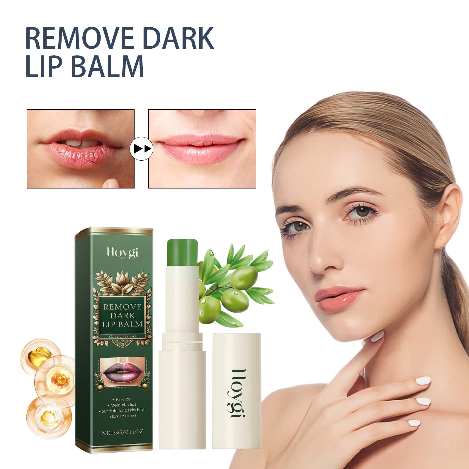 Remove Dark Lip Balm, It Moisturizes Lips Membranes Prevent Weather-Shack Lip Care Lipstick Fade Lip Lines Lip