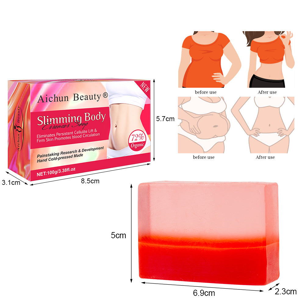Two-Color Handmade Soap Bar For Body Skin Moisturizing Mild Skin Care Handmade Soap Body Sculpting Curve Lift