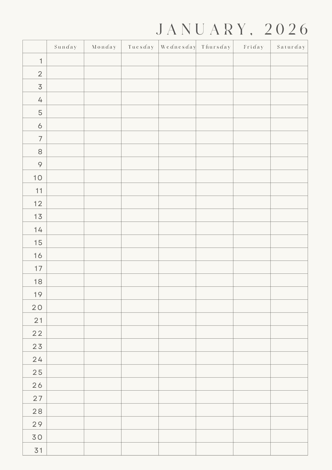 2026 Digital Visionary Planner - E-book Version (50 Pages)