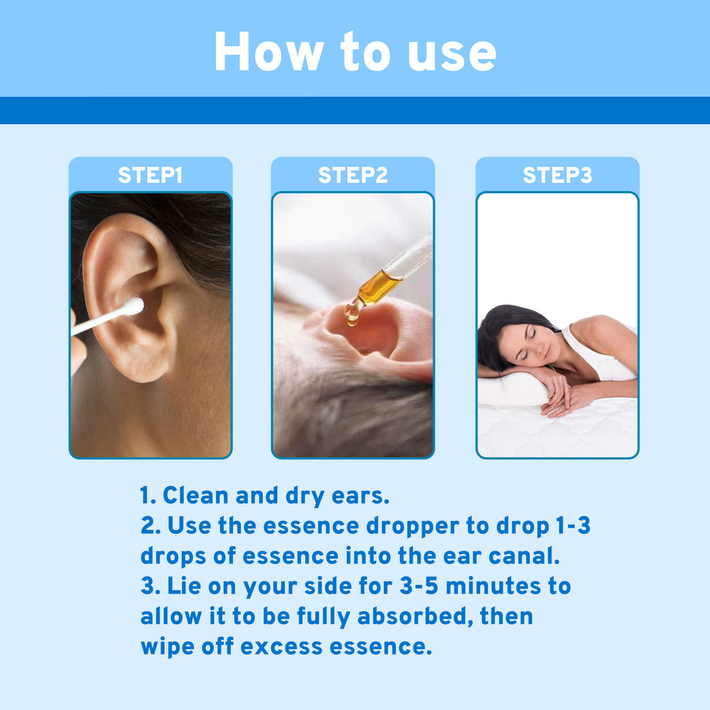 Tinnitus Care Solution For Relief Of Tinnitus, Back And Ear Discomfort Body Care Cleansing Ear Care Solution