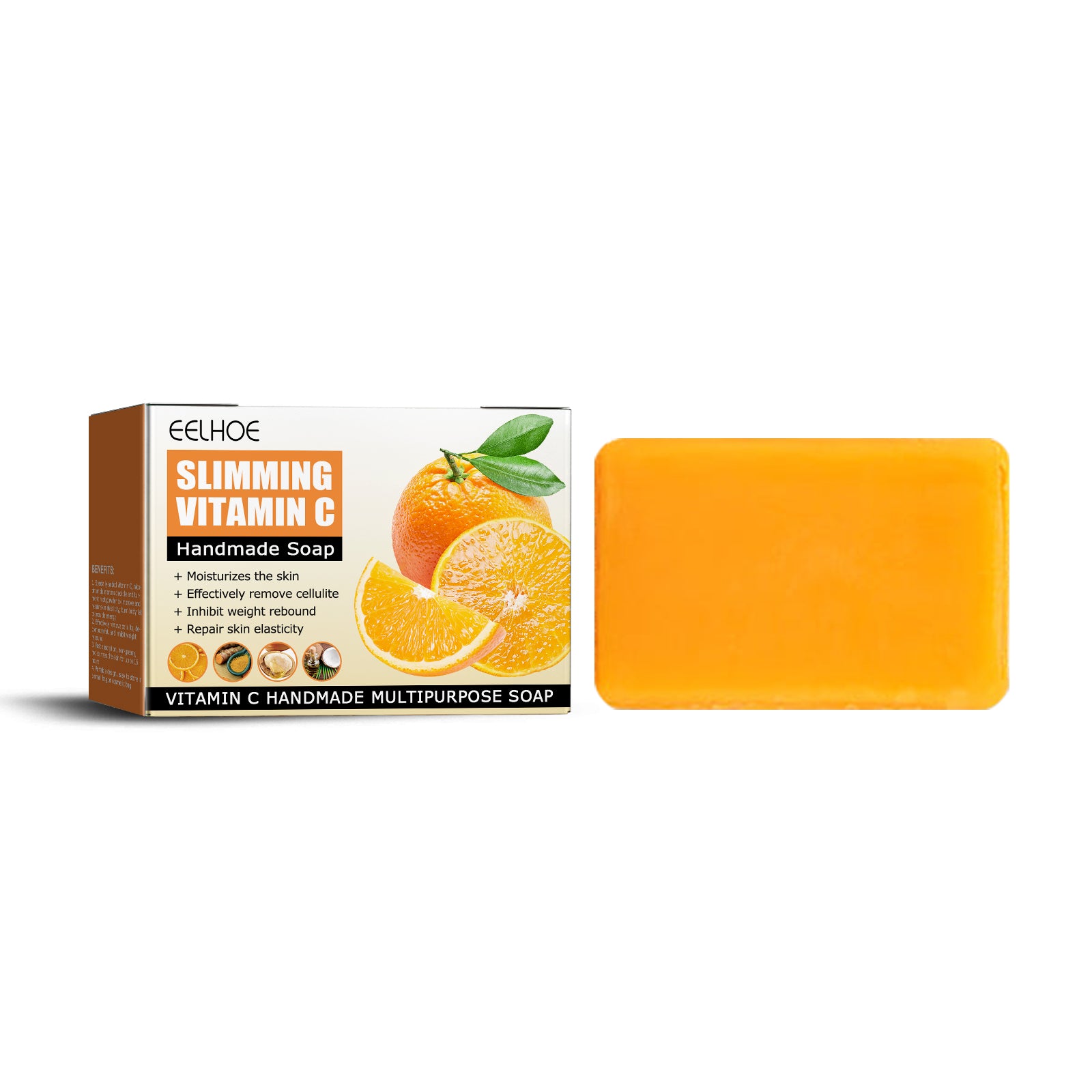 Slimming Vitamin C Soap Cleanses Body, Calves, Belly, Slimming, Toning, Firming And Moisturizing Skin