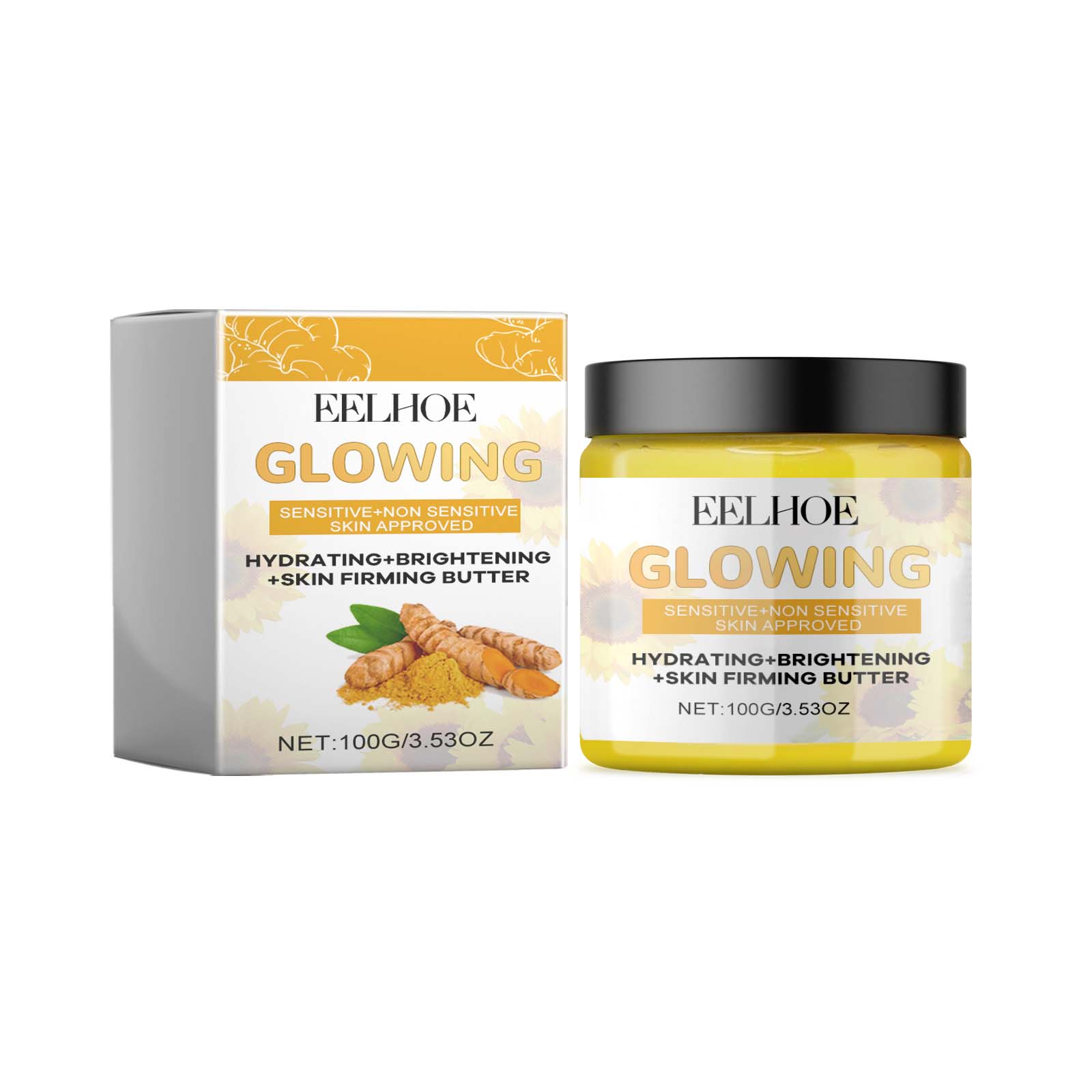 Turmeric Firming Cream Reduces Wrinkles, Firming Facial Skin And Hydrating Anti-Wrinkle Cream
