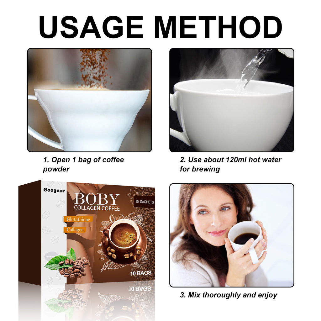 Collagen Coffee, Tight Thighs, Slimming Body Shape Curves Body Slimming Coffee