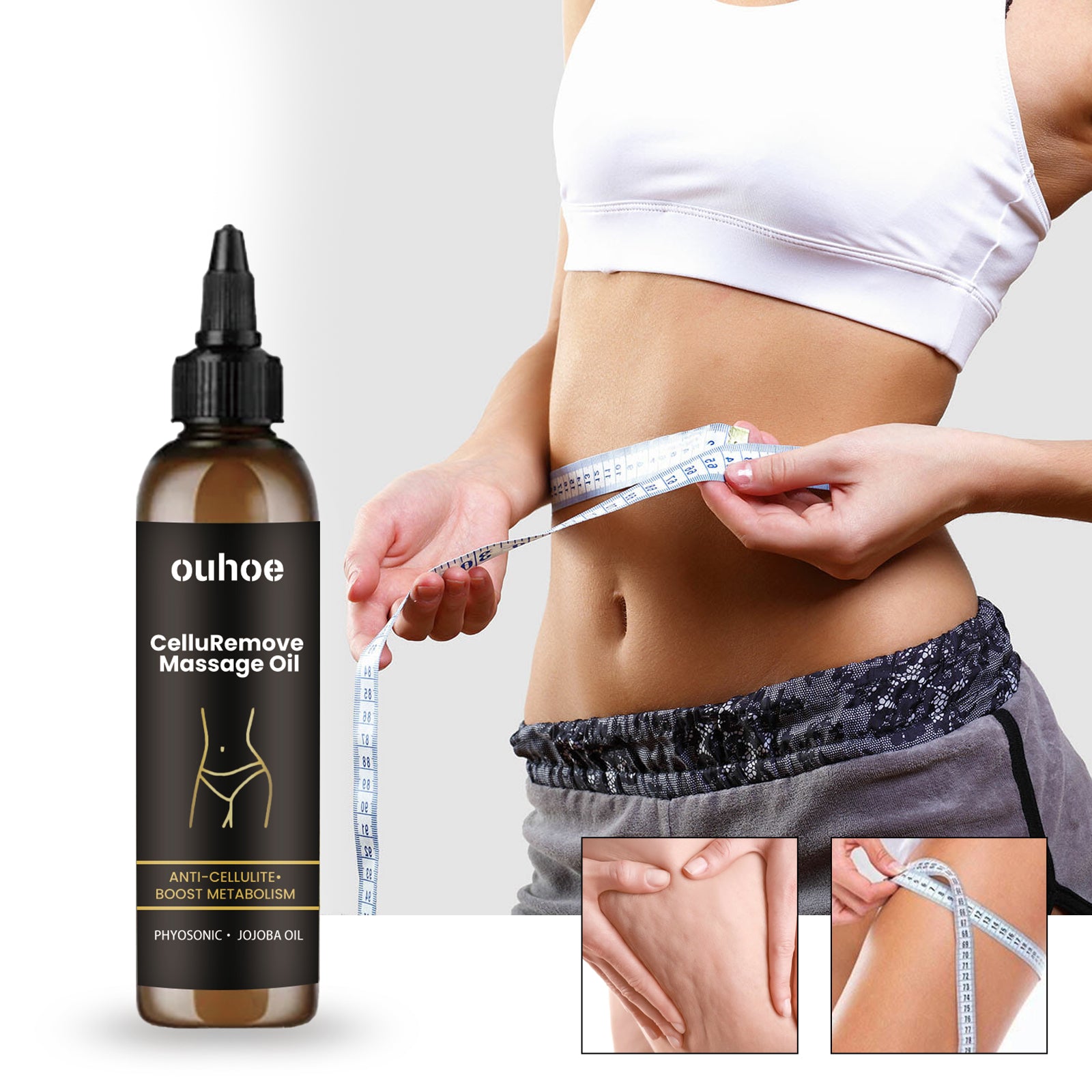 Slimming Massage Oil, Firming Body Shaping Moisturizing Bodybuilding Body Oil