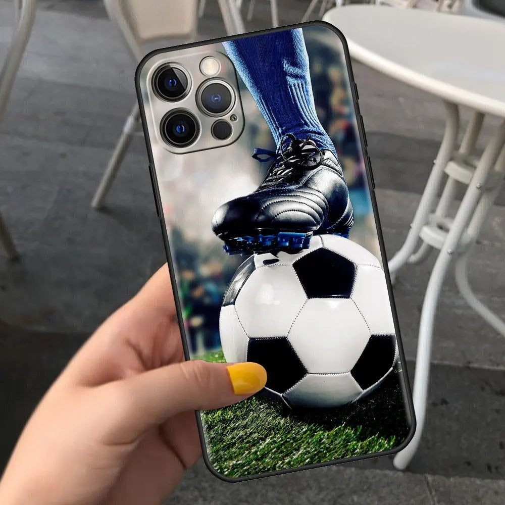 Suitable for iPhone 15 soccer phone case