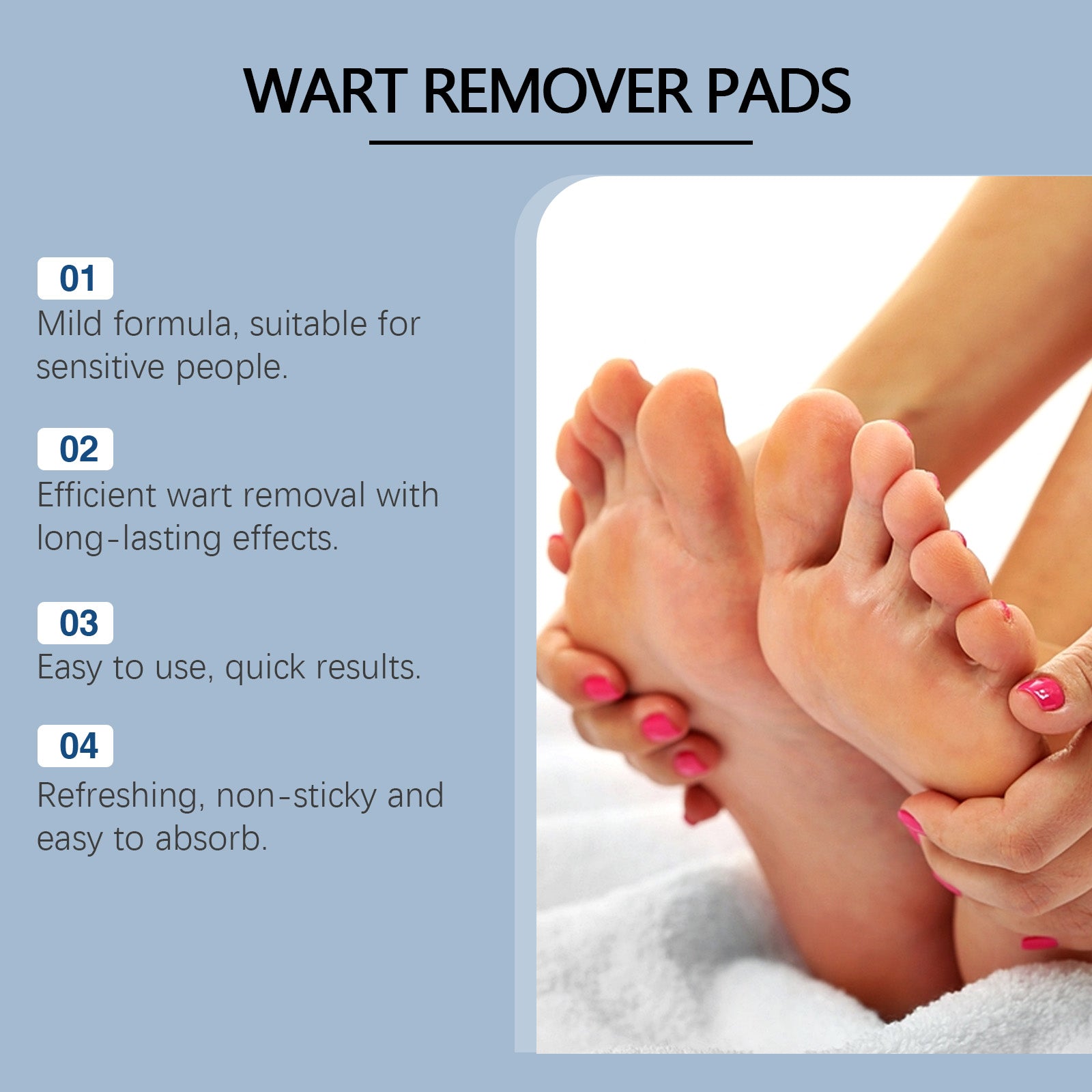 Wart Patch Foot Care Gentle Body Cleansing Smooth Skin Topical Wart Corns Patch