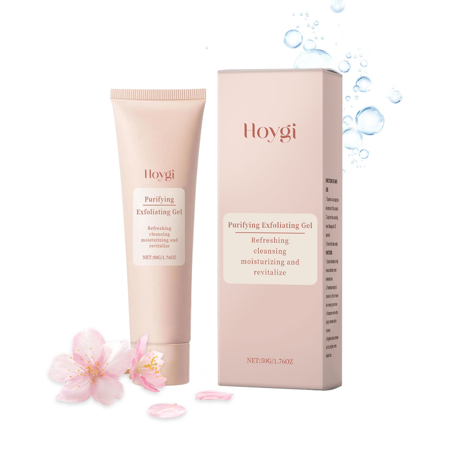 Hoygi The Facial Exfoliating Gel, Refreshing And Gentle Cleansing Facial Skin Delicate Moisturizing Oil Control Skin Care
