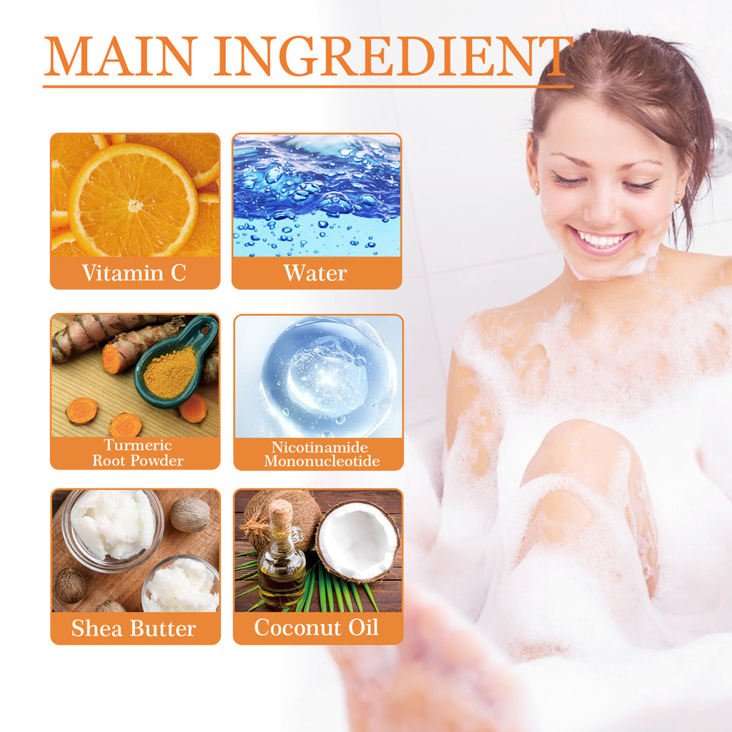 Slimming Vitamin C Soap Cleanses Body, Calves, Belly, Slimming, Toning, Firming And Moisturizing Skin