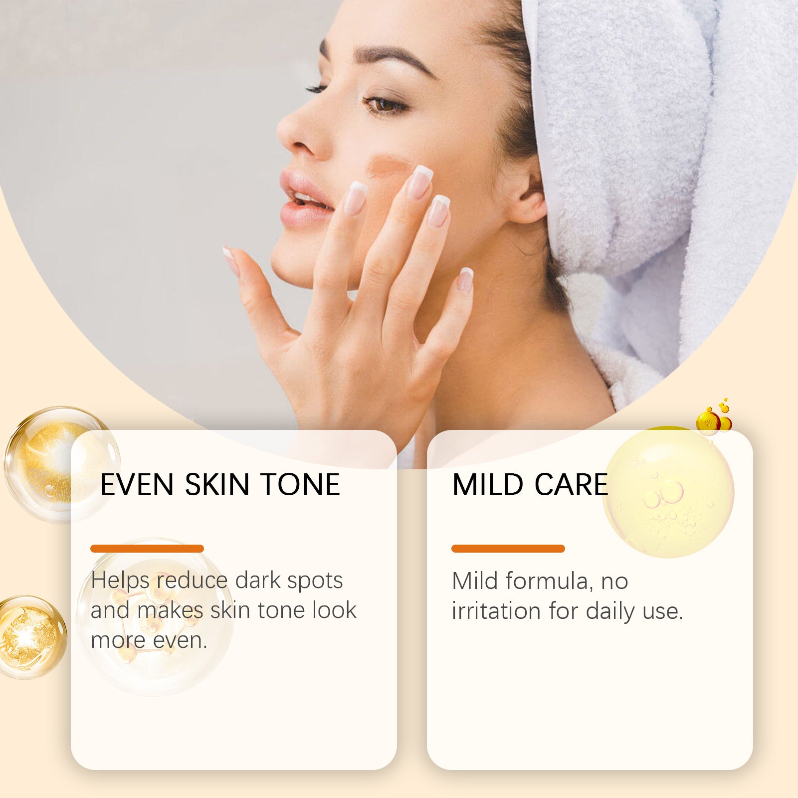 Vitamin C Facial Skin Care Set, Facial Moisturizing Moisturizing Rejuvenating Skin And Pore Fine Set