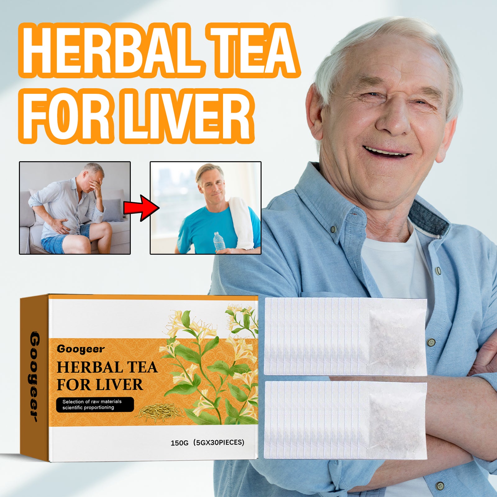 Body Care Tea Relieves Body Discomfort Dry Eyes Tired Skin Dull Cool Tea Bag