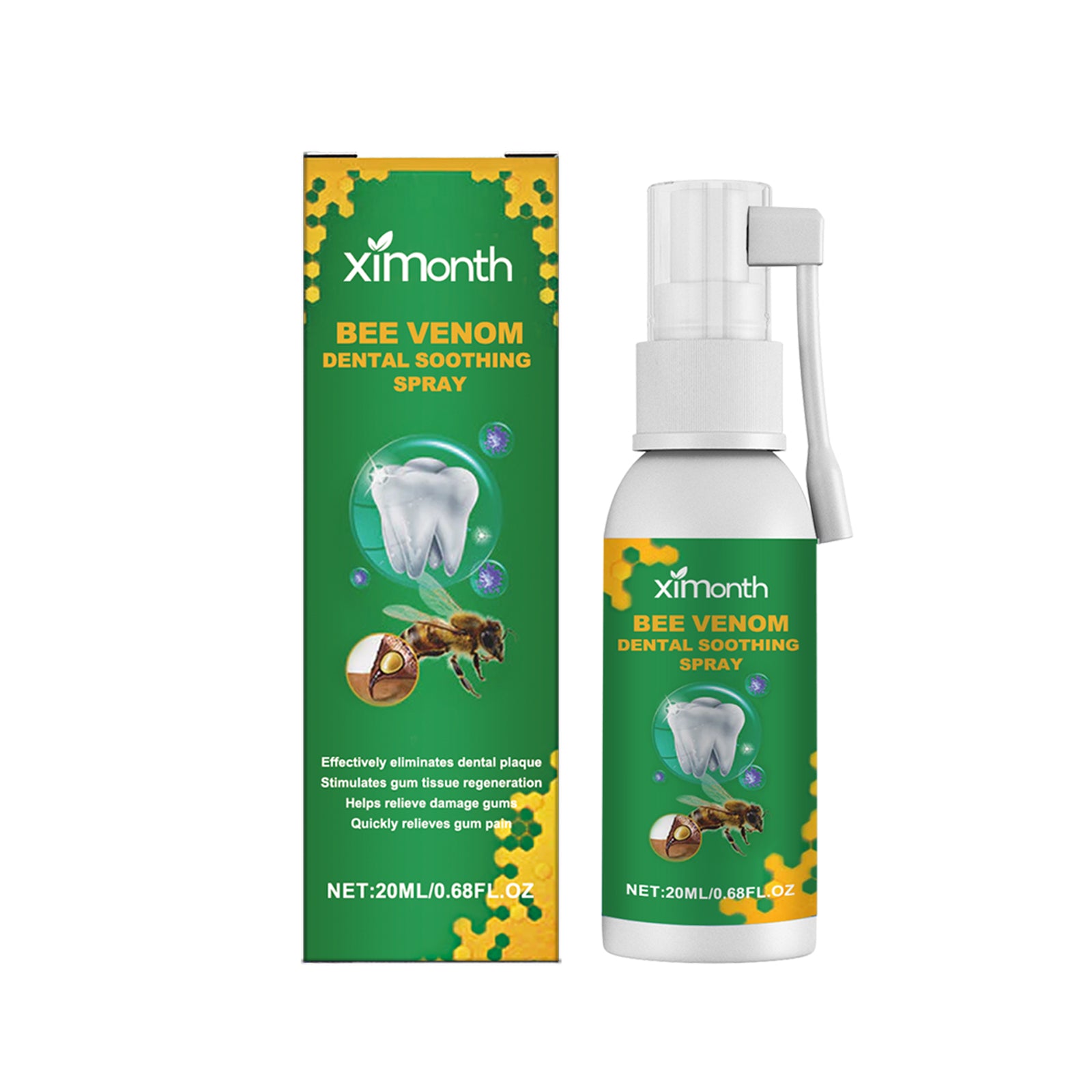 Gum Care Spray Relives Gum Pain, Cleans Stains, Tartar, And Protects The Mouth