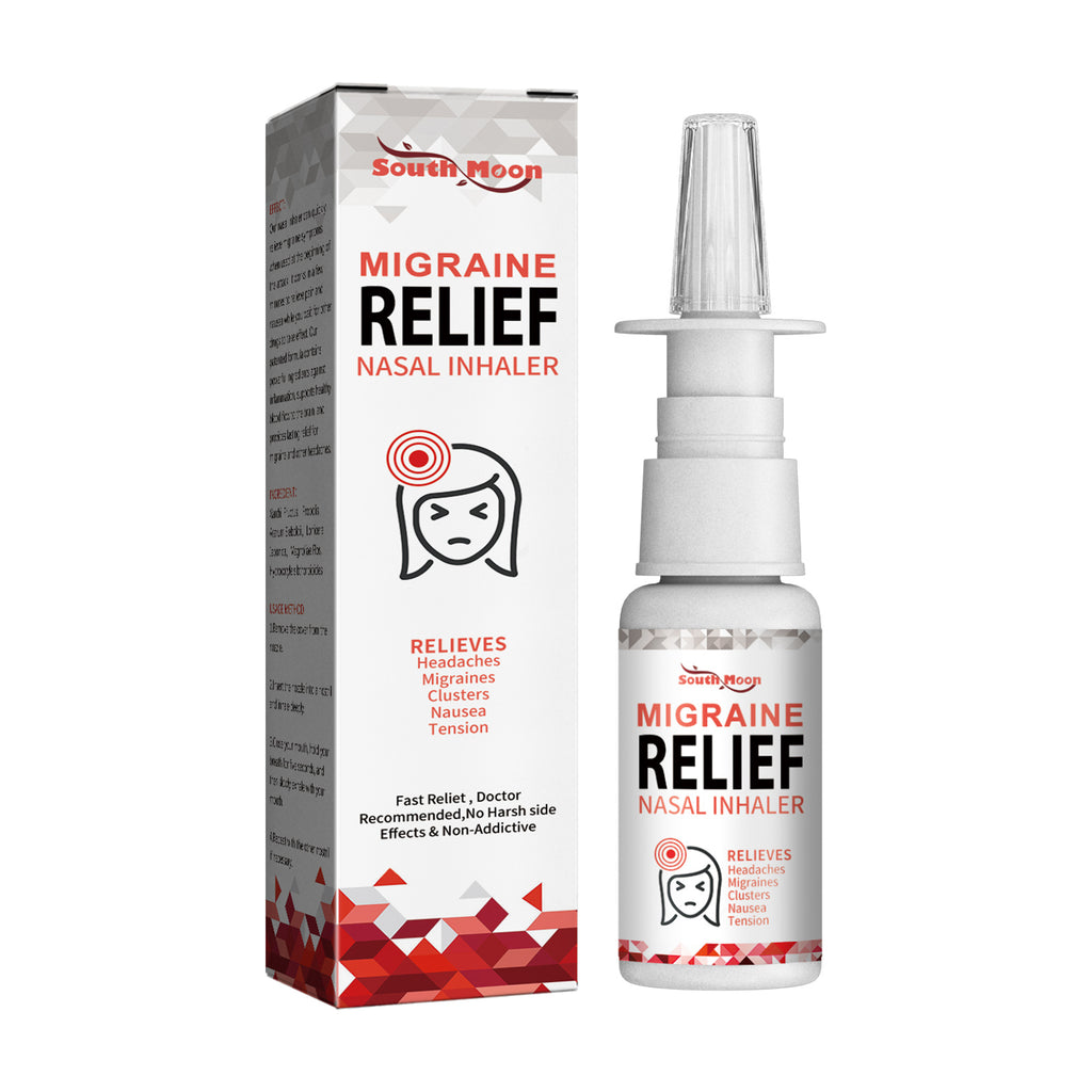 Migraine Relief Nasal Inhaler, Relieve Nasal Discomfort Nasal Cleaning Body Care Spray