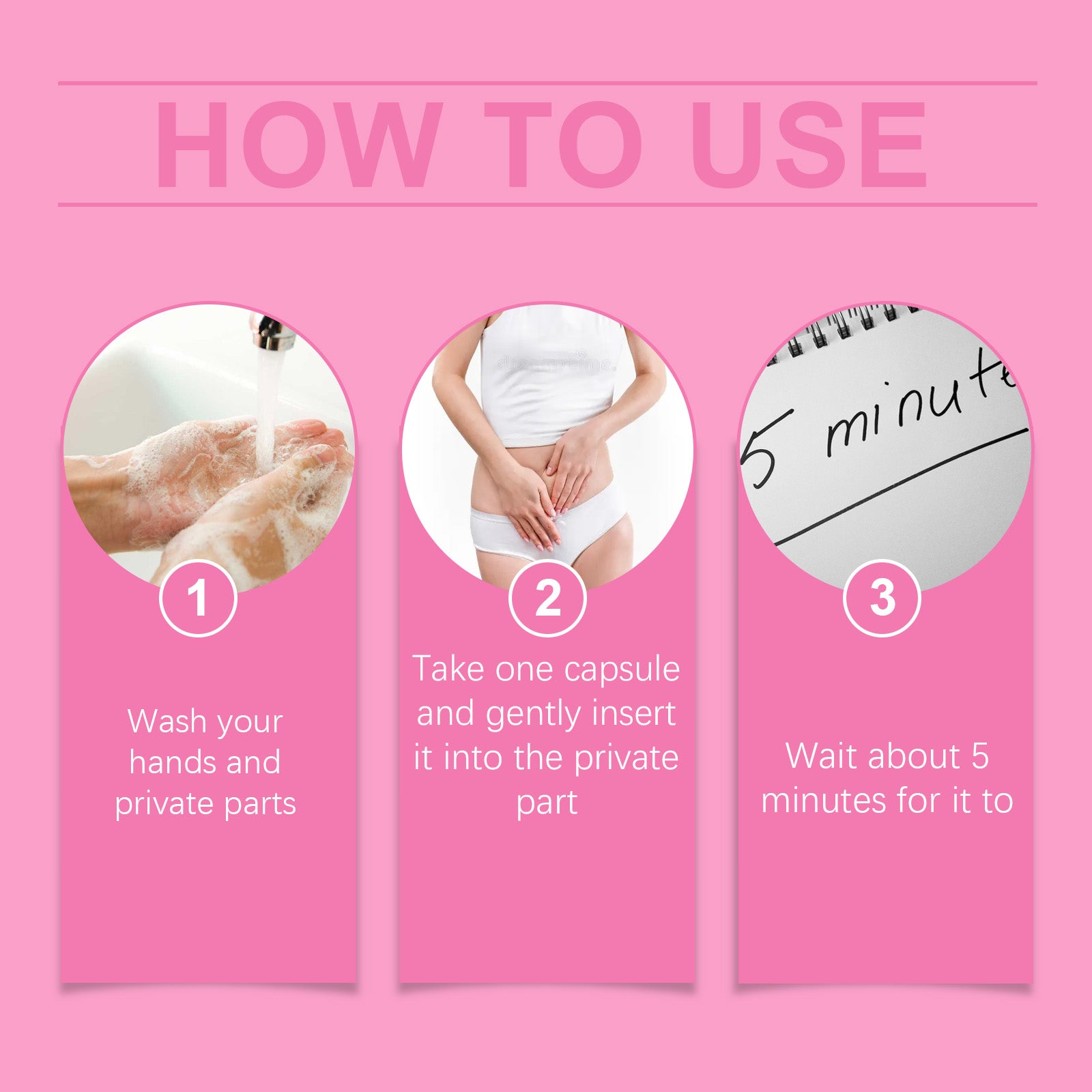 Women's Care Capsule Gentle Cleansing Repair For Women's Body To Relieve Discomfort And Moisturize Maintenance
