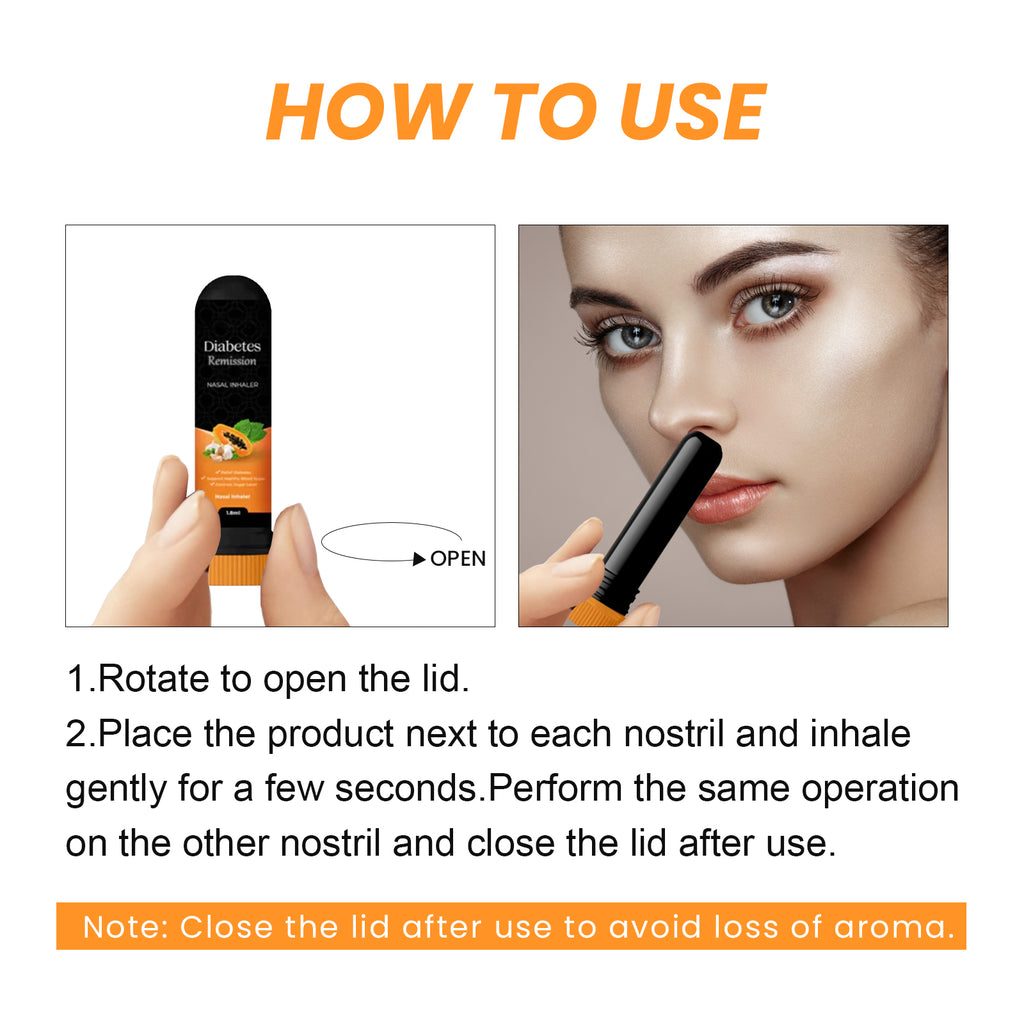 Diabetes Remission Nasal Inhaler, Relieve Nasal Discomfort Nasal Cleansing Body Care Nasal Inhaler