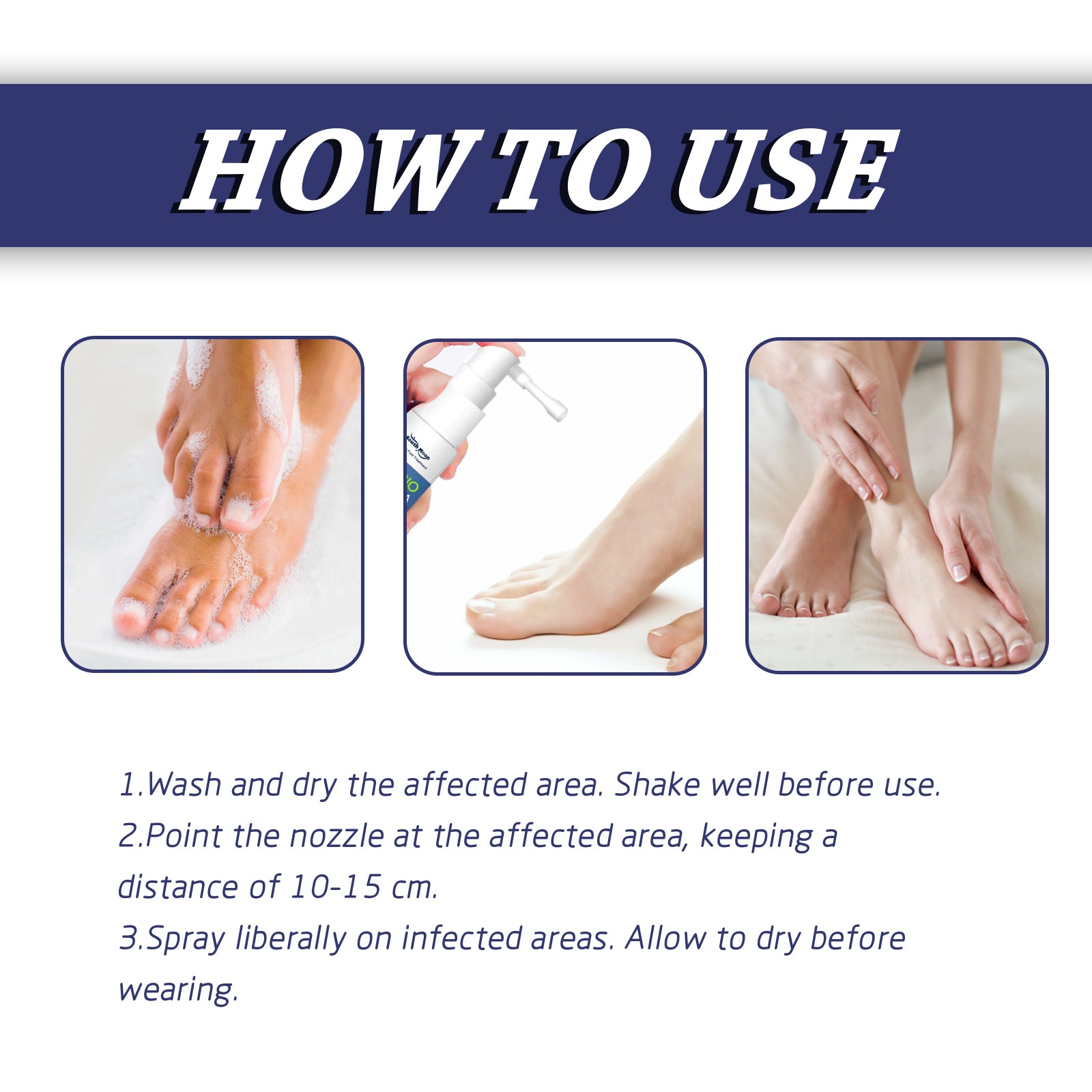 South Moon Debacteria Foot Spray, Deodorant Repair Foot Itchy Dry Peeling Moisturizing Foot Spray