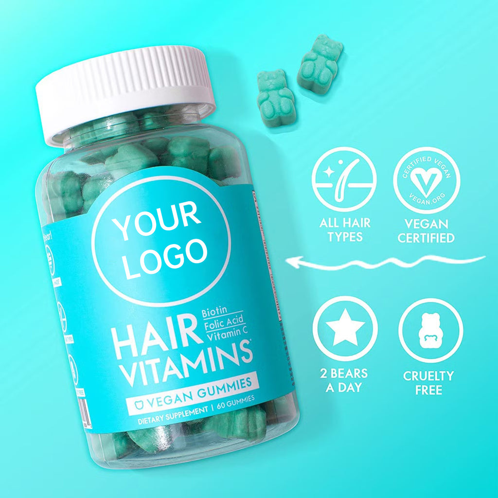 hair skin nails hair gummies Collagen Biotin Gummies