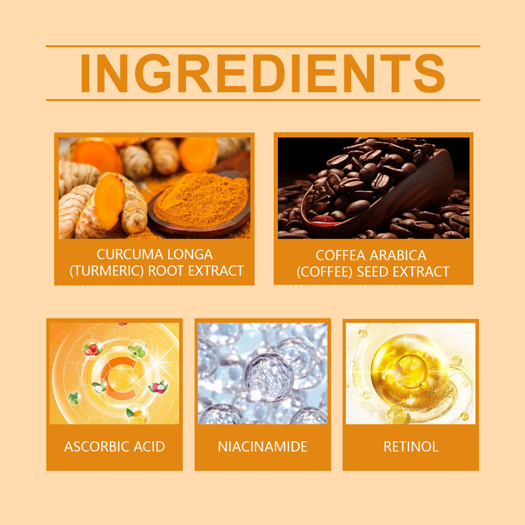 Turmeric And Retinol Eye Cream Stick Moisturizes, Tightens And Tightens The Skin Around The Eyes