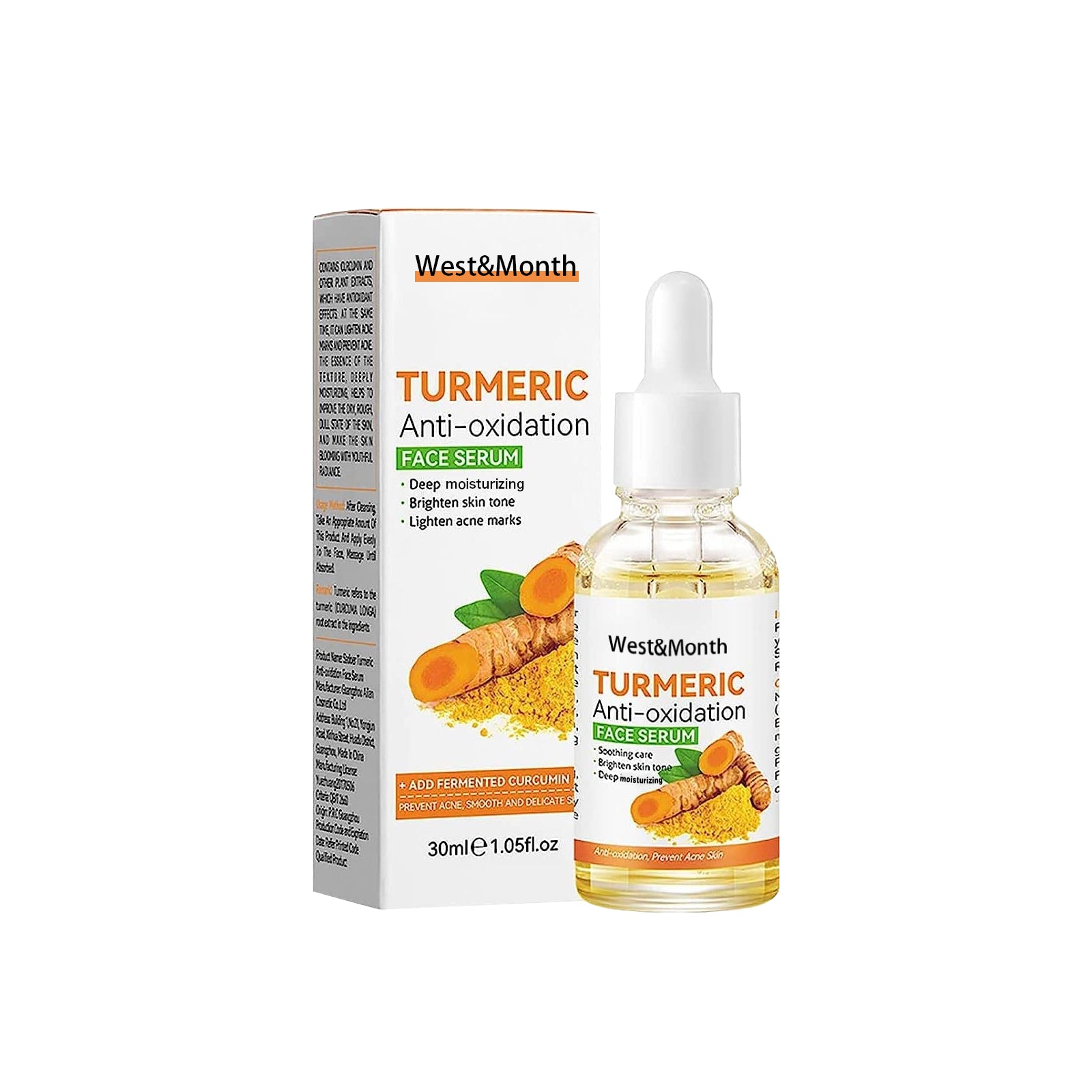 Turmeric Facial Essence, Moisturizing Lightening Spots, Acne Marks, Brightening Skin Essence