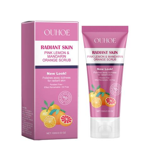 Brightening Face Scrub, Gently Cleansing Exfoliating Dead Skin Brightening Soft Cleansing Scrub