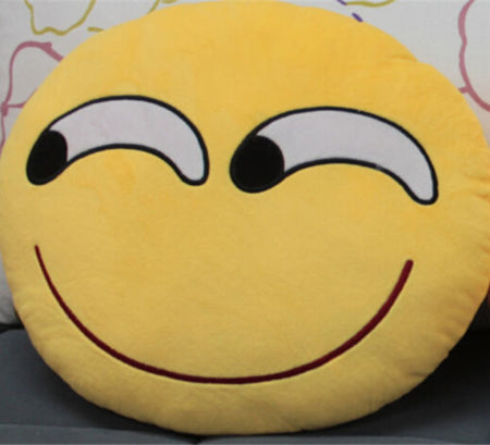 30cm Face Emoji Pillow Round Cushion For Sofa Car Seat Home Decorative Cushions
