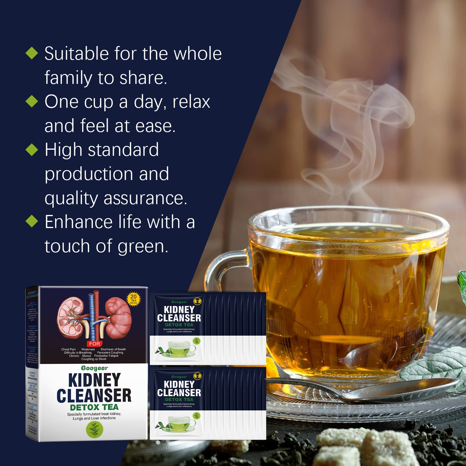 Kidney Detox Tea, Kidney Cleansing Detox Tea Body Treatment