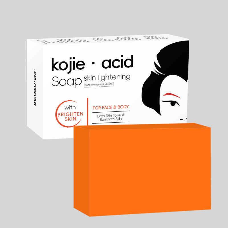 Turmeric Soap Rice Soap VC Handcrafted Cold-Pressed Soap for Cleansing Bathing and Face Washing
