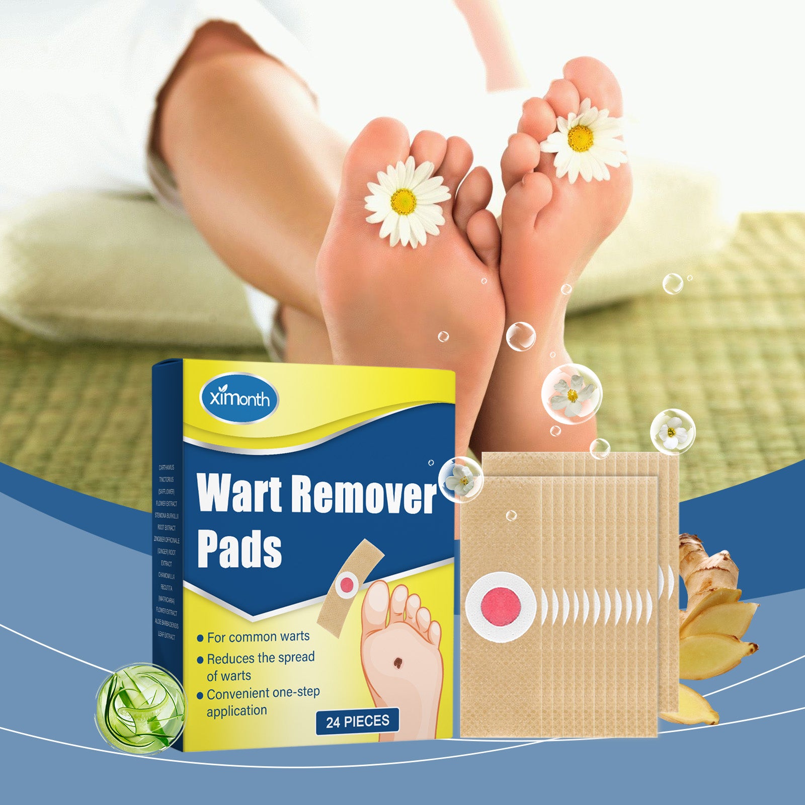 Wart Patch Foot Care Gentle Body Cleansing Smooth Skin Topical Wart Corns Patch
