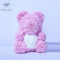 Heart hugging rose bear simulation bouquet as a birthday gift for teddy bears