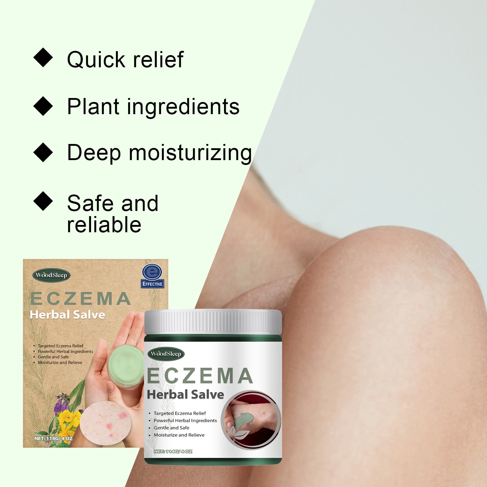 WoodSleep Herbal Cream Herbal Formula Relieves Skin Redness And Moisturizes Skin Externally