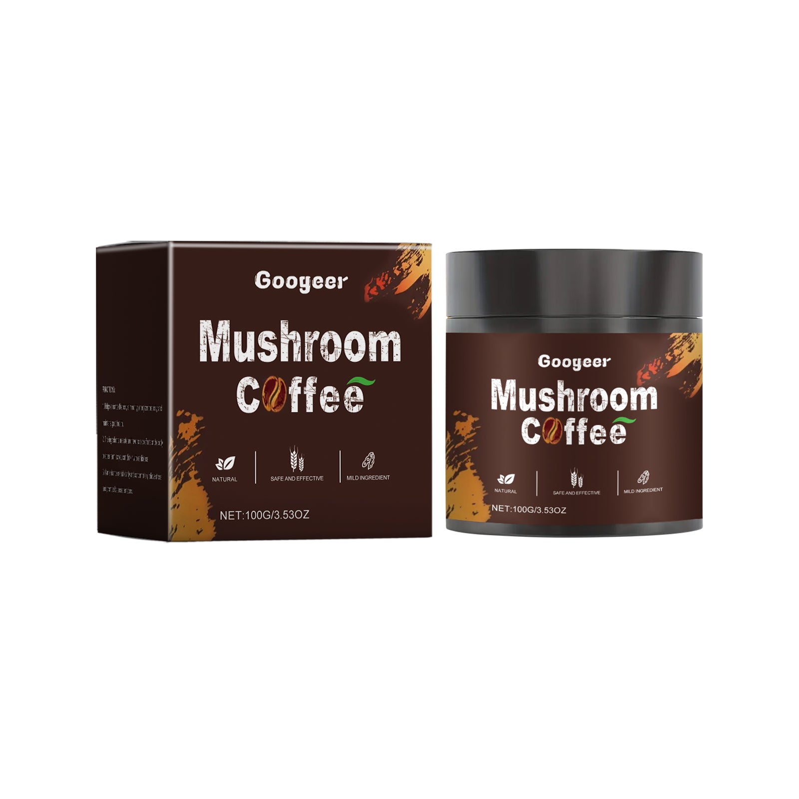 Googeer  Instant Mushroom Coffee (For Entry) For Body Treatment