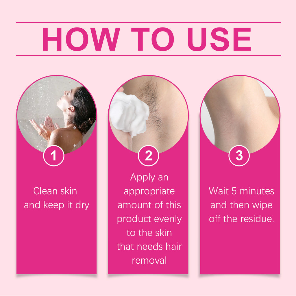 Gentle Depilatory Mousse Gentle Depilatory Body Hair Removal Refreshing Silky Skin Care Foam Mousse