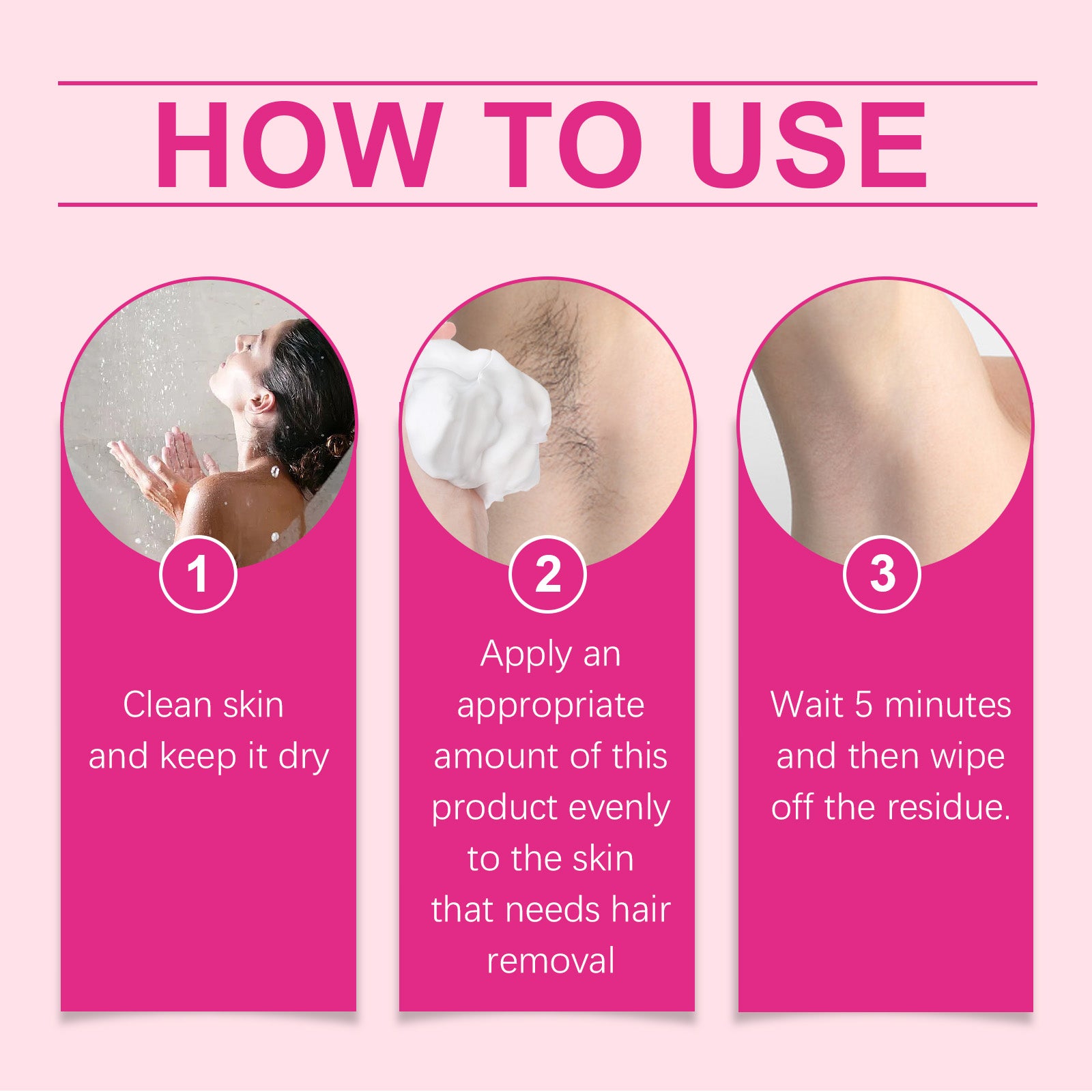 Gentle Depilatory Mousse Gentle Depilatory Body Hair Removal Refreshing Silky Skin Care Foam Mousse