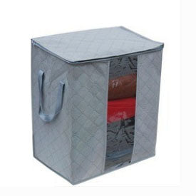 New Large Colorful Bamboo Charcoal Cotton Quilt Storage Bag Color Quilt Storage Clothing Storage Finishing Bag Storage Bag