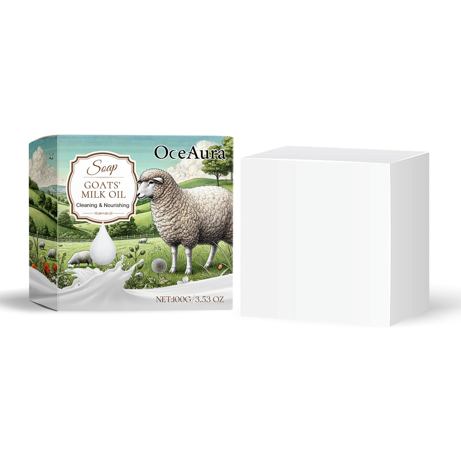 Sheep Milk Soap Gently Cleanses The Body, Moisturizes The Whole Body And Moisturizes The Skin With Goat Milk Essential Oil Bath Soap