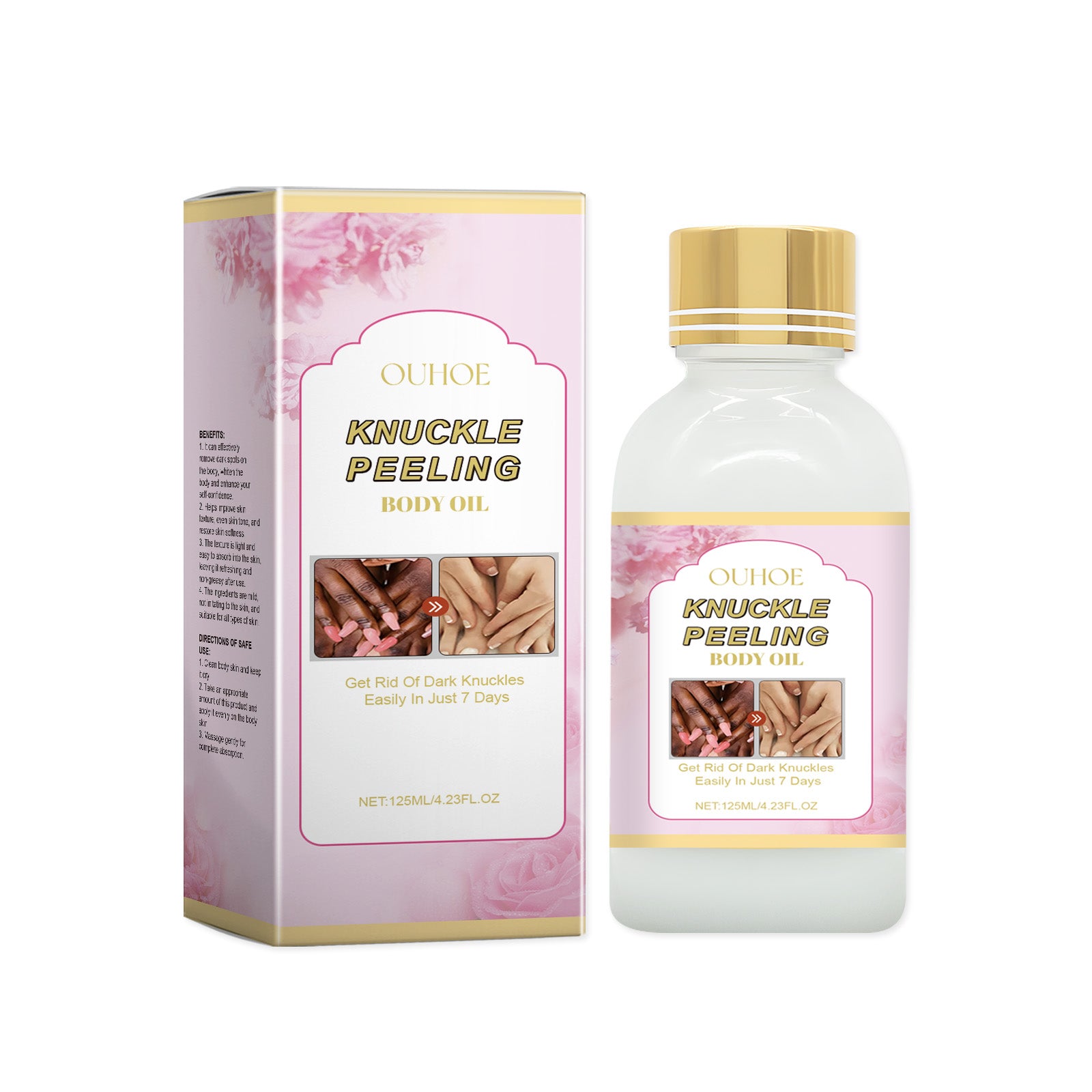 Ouhoe Knuckle Peeling Oil Body Whitening Concentrate, Deep Moisturizing And Nourishing Joint Peeling Body Care Essence